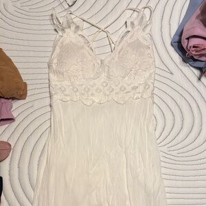 J for Justify White Lace Maxi Dress